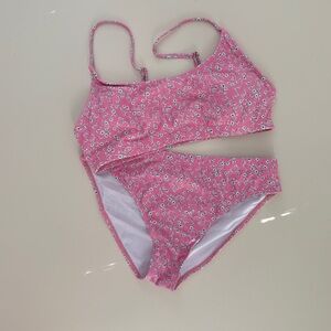 Pink Floral Bikini Set